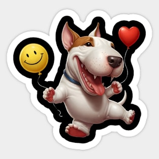 bull terrier dog Sticker